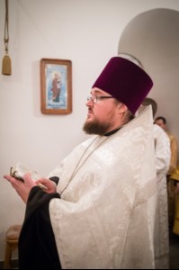Всенощное бдение в храме в честь Архангела Михаила села Михайловка Саратовского района