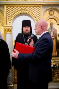 Святейший Патриарх Кирилл совершил малое освящение храма во имя святых равноапостольных Кирилла и Мефодия, учителей Словенских, при Саратовском государственном университете им. Н.Г. Чернышевского