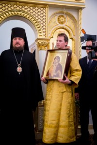 Святейший Патриарх Кирилл совершил малое освящение храма во имя святых равноапостольных Кирилла и Мефодия, учителей Словенских, при Саратовском государственном университете им. Н.Г. Чернышевского