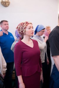 Божественная литургия на Архиерейском подворье — храме во имя святых равноапостольных Мефодия и Кирилла при СГУ