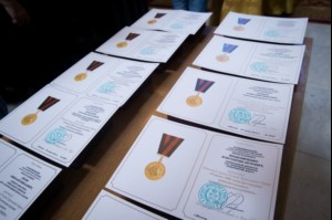 Торжественное богослужение у мощей святого равноапостольного князя Владимира в Покровском храме г.Саратова