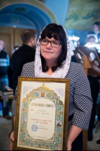 Царские часы, Изобразительны, Великая вечерня и Крещальная литургия в Свято-Троицком кафедральном соборе Саратова