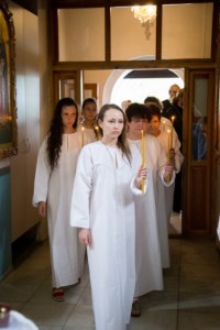 Состоялось массовое крещение оглашенных в Волге