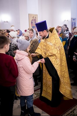 В Саратове встретили частицу мощей святителя Спиридона Тримифунтского