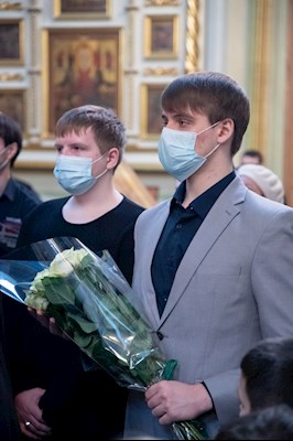 Божественная литургия в Покровском соборе Саратова