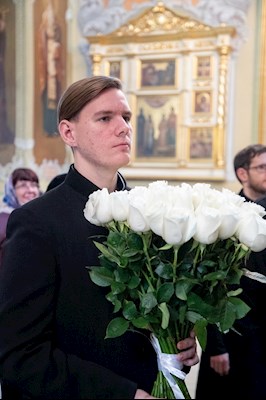 Божественная литургия в Покровском соборе Саратова