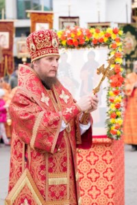 Божественная литургия на Архиерейском подворье — храме во имя святых равноапостольных Мефодия и Кирилла при СГУ