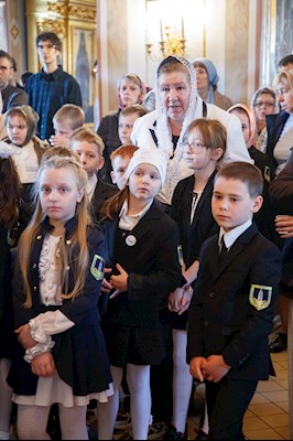 Великая вечерня в соединении с Литургией святителя Иоанна Златоуста в Свято-Троицком кафедральном соборе г. Саратова