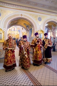 Божественная Литургия и Чин Торжества Православия в Свято-Троицком кафедральном соборе г. Саратова