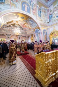 Божественная Литургия и Чин Торжества Православия в Свято-Троицком кафедральном соборе г. Саратова