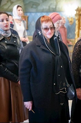 Крещальная литургия в Свято-Троицком кафедральном соборе Саратова