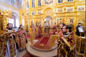 Божественная Литургия и Чин Торжества Православия в Свято-Троицком кафедральном соборе г. Саратова