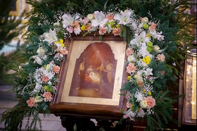 Соборное служение архиереев Саратовской митрополии в Свято-Духовском соборе Саратова