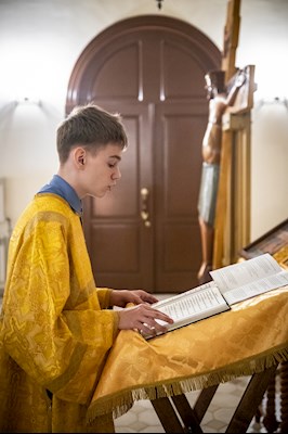 В Спиридоновском соборном храме встретили ковчег с частицей мощей святителя Спиридона Тримифунтского
