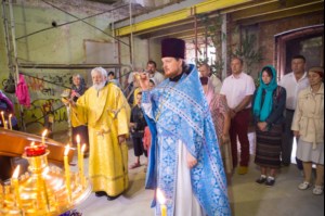 В Межъепархиальном духовном училище отметили престольный праздник будущего храма