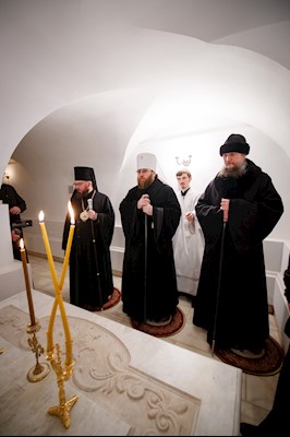 Соборное служение архиереев Саратовской митрополии в Свято-Духовском соборе Саратова