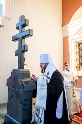 Совершена панихида по архиепископу Пимену (Хмелевскому)