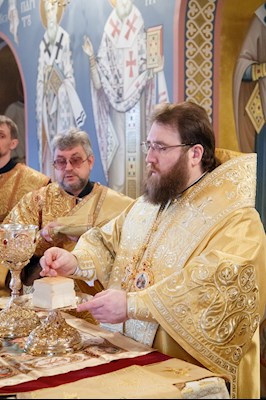 Митрополит Игнатий совершил Божественную литургию в Свято-Троицком кафедральном соборе г. Саратова