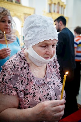 Митрополит Лонгин совершил Великое освящение храма в честь Тихвинской иконы Божией Матери