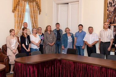 Митрополит Игнатий выразил благодарность сотрудникам ФХУ за совместный труд