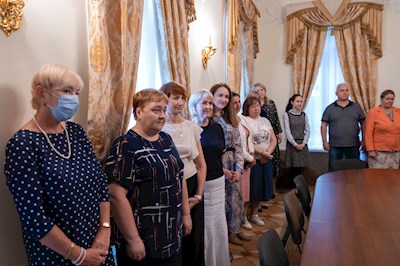 Митрополит Игнатий выразил благодарность сотрудникам ФХУ за совместный труд