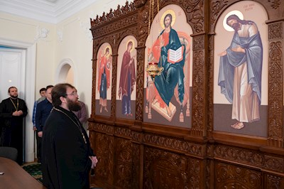 Митрополит Игнатий выразил благодарность сотрудникам ФХУ за совместный труд