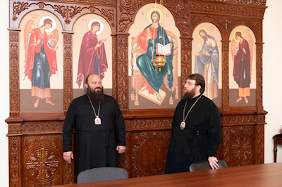 Митрополит Саратовский и Вольский Игнатий представил сотрудникам ФХУ нового руководителя управления