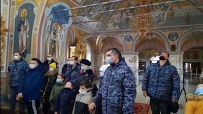В Троицком соборе прошла экскурсия для сотрудников вневедомственной охраны
