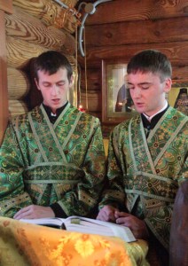 Всенощное бдение в храме во имя преподобного Сергия Радонежского с. Кошели Воскресенского района
