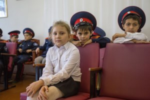 Гимназисты побывали в гостях у юных казаков