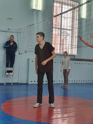 Состоялся товарищеский волейбольный матч
