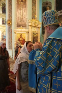 Всенощное бдение в Духосошественском кафедральном соборе Саратова