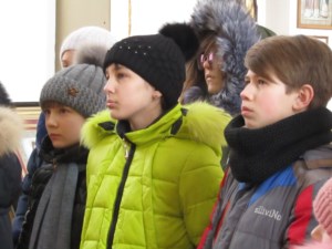 Священник встретился с юными друзьями полиции
