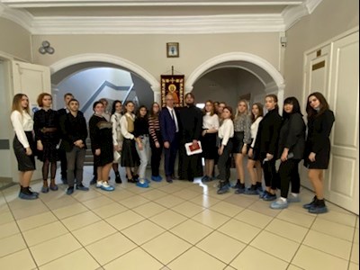 В Покровской гимназии состоялся профориентационный семинар для студентов университета