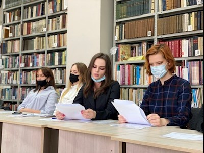 В Покровской гимназии состоялся профориентационный семинар для студентов университета
