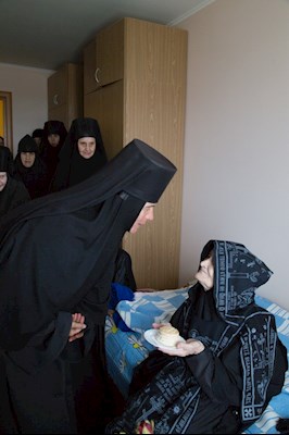 Состоялось отпевание схимонахини Капитолины (Гагариной)