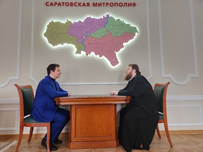 Митрополит Игнатий совершил Литургию Преждеосвященных Даров в Покровском соборе г. Саратова