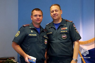 Руководитель епархиального отдела принял участие в награждении сотрудников государственного пожарного надзора МЧС России
