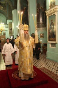 Божественная литургия в Духосошественском кафедральном соборе