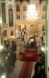 Всенощное бдение в Духосошественском кафедральном соборе