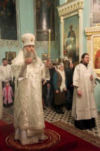 Всенощное бдение в Духосошественском кафедральном соборе