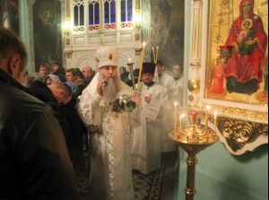 Всенощное бдение в Духосошественском кафедральном соборе