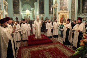 Всенощное бдение в Духосошественском кафедральном соборе