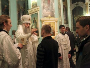 Всенощное бдение в Духосошественском кафедральном соборе