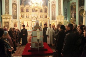 Всенощное бдение в Духосошественском кафедральном соборе