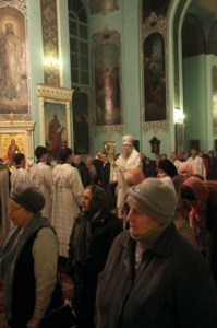 Божественная литургия и Великое освящение воды в Духосошественском кафедральном соборе