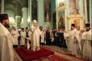 Божественная литургия и Великое освящение воды в Духосошественском кафедральном соборе