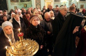 Божественная литургия и Великое освящение воды в Духосошественском кафедральном соборе
