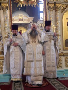 Божественная литургия и Великое освящение воды в Духосошественском кафедральном соборе