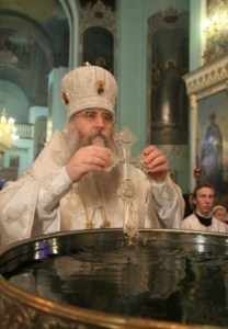 Божественная литургия и Великое освящение воды в Духосошественском кафедральном соборе